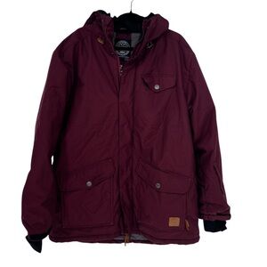 Thirtytwo‎ Mirada Snowboard Insulated Maroon Jacket Size XL